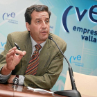 José Antonio de Pedro, en una rueda de prensa en la sede de la CVE-J.M.Lostau