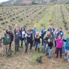 Bodegueros, viticultores y otros integrantes de la Asociación de Vinos de Cebreros, impulsora de esta figura de calidad-Antonio García