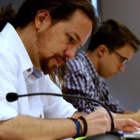 Pablo Iglesias e Íñigo Errejón.-DAVID CASTRO