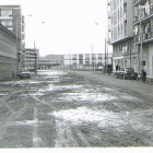 Calle Cigüeña con pavimento sin asfaltar, en los años 70 del siglo XX.- ARCHIVO MUNICIPAL VALLADOLID