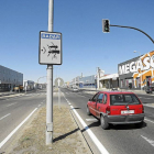 Señal indicativa del radar instalado en la Avenida de Burgos-El Mundo