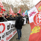 Concentración en defensa de las centrales térmicas celebrada ayer.-ICAL