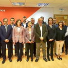 Soraya Mayo y Francisco Igea, en el centro, junto al resto de las personas que conforman.-J.M. LOSTAU