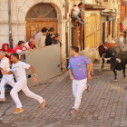 Tercer encierro de las fiestas de Cuéllar.-ICAL