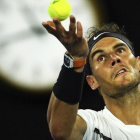 Nadal, en la final del Abierto de Australia ante Federer.-EFE