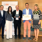 La consejera de Economía y Hacienda, Pilar del Olmo, entrega el VII Premio CEX.-ICAL