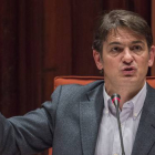 Oriol Pujol Ferrusola, en la comision anti fraude del Parlament de Catalunya, el 2 de marzo del 2015.-FERRAN SENDRA