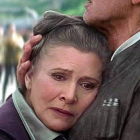 Carrie Fisher y Harrison Ford, en una escena de 'Star Wars: el despertar de la Fuerza'-