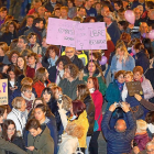 Manifestantes se concentraron ayer en Valladolid por el Día Internacional de la Mujer.-PABLO REQUEJO / PHOTOGENIC