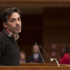 Imagen de archivo del procurador por el grupo Podemos en las Cortes de Castilla y León, Carlos Eduardo Chávez Muñoz.-ICAL