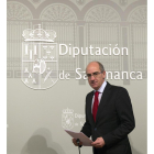 El presidente de la Diputación de Salamanca, Javier Iglesias, presenta una moción en defensa de las diputaciones que será llevada por el equipo de gobierno al pleno provincial correspondiente al mes de febrero-ICAL