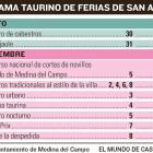 Programa taurino de Ferias de San Antolín-EL MUNDO DE CASTILLA Y LEÓN