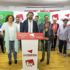 Presentación de la lista autonómica a las Cortes por Valladolid por IU.-ICAL