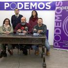 Ricardo López, presenta a los candidatos de Podemos a las autonómicas.-ICAL