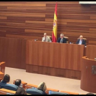 Juan Vicente Herrera en el Pleno de las Cortes-EUROPA PRESS