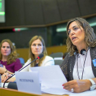 Milagros Marcos interviene en la Comisión de Peticiones del Parlamento Europeo.-ICAL