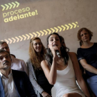 Rita Maestre, Tania Sánchez y José Manuel López presentan Adelante Podemos.-JOSÉ LUIS ROCA