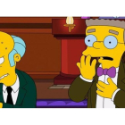 El señor Burns y el fiel Smithers, que sale del armario en la temporada 27ª.-ATRESMEDIA