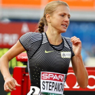 Stepanova durante los Europeos de Amsterdam.-REUTERS / MICHAEL KOOREN