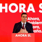 Pedro Sánchez, candidato a la presidencia del Gobierno.-AFP