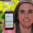 Ángela García, una de las técnicos del Cesefor en Soria que ha desarrollado la aplicación con el glosario de términos en cinco idiomas.-V.GUISANDE