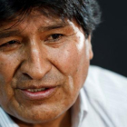 El expresidente Evo Morales, durante la entrevista con Efe.-EFE / JOSÉ MÉNDEZ