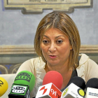 La alcaldesa de Medina del Campo, Teresa López.-R. G: S. G. C.