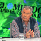 Aurelio González, secretario general de UPA-COAG Castilla y León, ayer, en La Quinta Esquina.-PHOTOGENIC