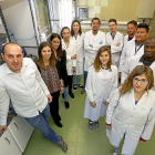 Miembros del equipo de Tratamiento Biológico de Gases y Tecnología de Microalgas del Grupo de Tecnología de la Universidad de Valladolid.-EL MUNDO