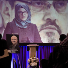 Acto de homenaje a Jamal Kashoggi en Washington-AFP / JIM WATSON