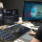 Un técnico trabaja en el proceso de estereoscopía de la película.-ICAL