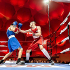 Uno de los combates de la Liga Marathonbet en la velada celebra en la Cúpula del Milenio.-JCR