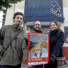 Iñigo Sanz, Alberto Guerra y Ana Martín;-J.M.LOSTAU