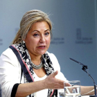 Rosa Valdeón explica los acuerdos alcanzados en el Consejo de Gobierno.-Ical