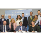 Los miembros del jurado de la sexta edición del Premio Innovadores. Sentados: Carlos Martín Tobalina, José Luis Ulibarri, Almudena Ramón y Adriana Ulibarri. De pie: J. Luis F. del Corral, Pedro Pisonero, J. Ramón Perán, Yolanda Calvo, Imelda Rodríguez, To-P. REQUEJO