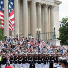 Soldados en la parada militar de Washington.-SAUL LOEB / AFP