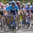 Alejandro Valverde, durante la primera etapa de la Ruta de Occitania.-MOVISTAR TEAM