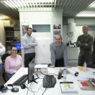 Miembros del laboratorio salmantino que participan en el proyecto.-REPORTAJE GRÁFICO: ENRIQUE CARRASCAL