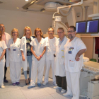 Miembros de la Sección de Radiología Vascular Intervencionista en el Hospital Universitario Río Hortega.-EL MUNDO