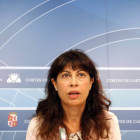 La viceportavoz del Grupo Parlamentario Socialista, Ana Redondo, valora los asuntos abordados en la Diputación Permanente-Ical