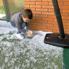 Tormenta de granizo en Arroyo de la Encomienda (Valladolid).-ICAL