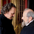 Jose Coronado y Emilio Gutiérrez Caba, en una secuencia de 'Cervantes contra Lope', el telefilme de TVE.-TVE