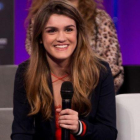 Amaia, ganadora de OT, en la rueda de prensa tras la final.-ENRIC FONTCUBERTA