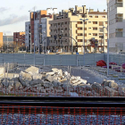 Obras paralizadas del túnel que se construirá entre las calles Andrómeda y Gómez  Barco.-J.M. Lostau