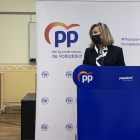 La presidenta del Grupo Municipal Popular en el Ayuntamiento de Valladolid, Pilar del Olmo. -E.PRESS