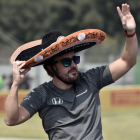 Fernando Alonso, en México.-AFP