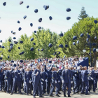 Fotografía del acto de graduación de suboficiales realizado en la Academia Básica del Aire de León.-ICAL
