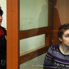 La joven Varvara Karaulova en el tribunal de Moscú.-AFP / VASILY MAXIMOV
