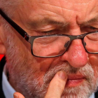 Jeremy Corbyn, en la conferencia anual del Partido Laborista, el 25 de septiembre del 2018 en Liverpool-PHIL NOBLE (AFP)