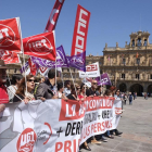 Imagen de la manifestación del 1 de mayo en Salamanca.-ICAL